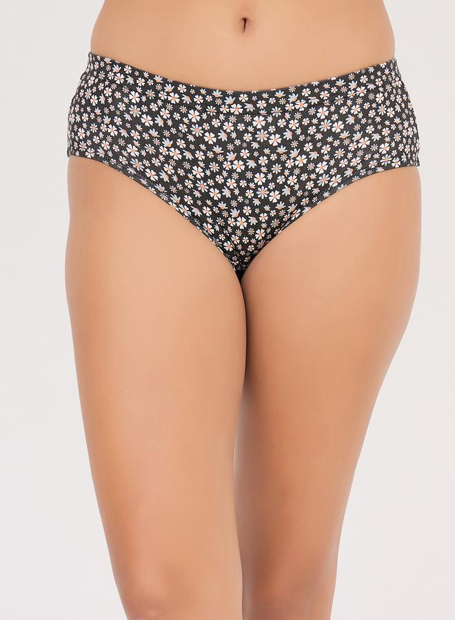 Clovia Pack of 3-Mid Waist Floral Print Hipster Panties - Cotton - Image 3